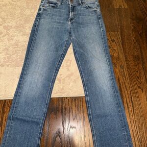 MOTHER Women's The Mid Rise Dazzler Ankle Jeans